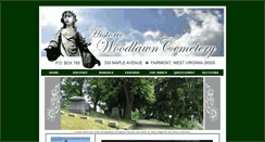 Desktop Screenshot of historicwoodlawncemetery.org