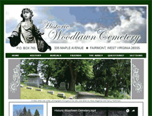 Tablet Screenshot of historicwoodlawncemetery.org